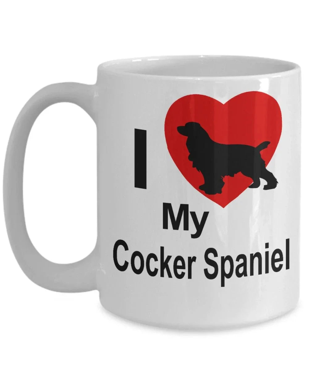 Cocker Spaniel Dog Lover Custom Ceramic Coffee Mug