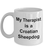 Croatian Sheepdog Dog Therapist Mug