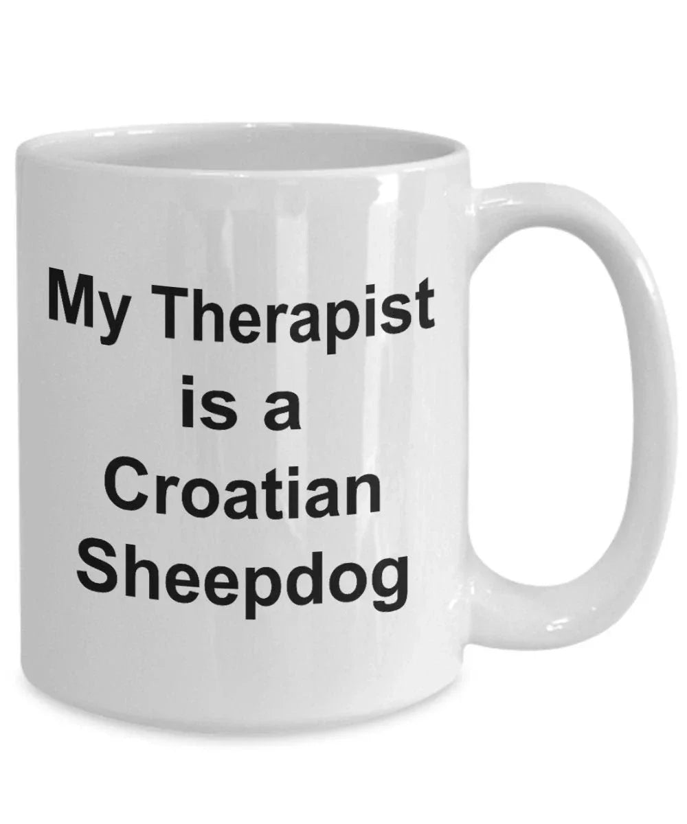 Croatian Sheepdog Dog Therapist Mug
