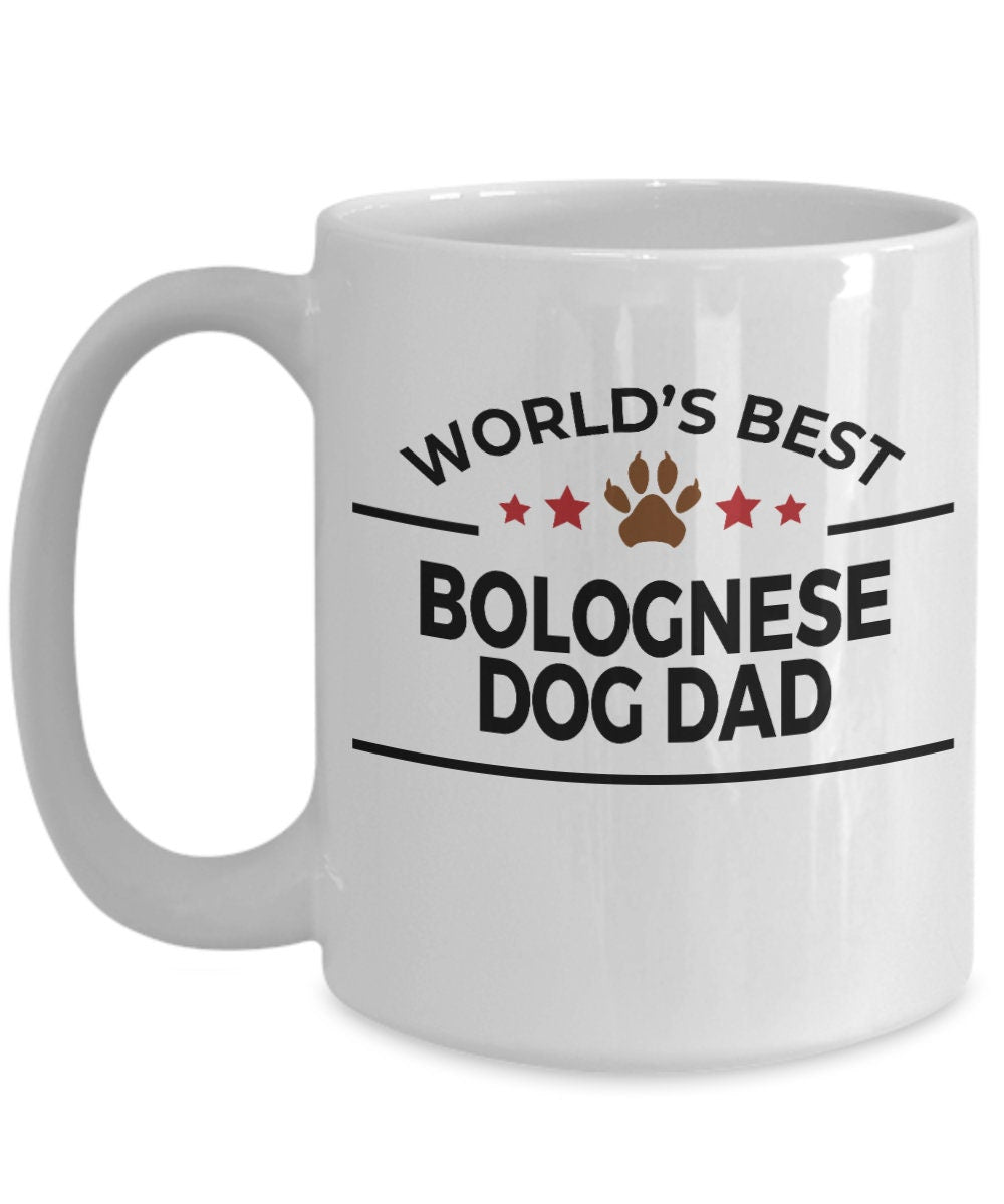 Bolognese Dog Dad Mug - Mallard Moon Gift Shop