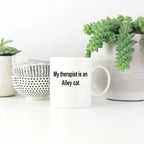 Alley Cat Therapist Gift Coffee Mug