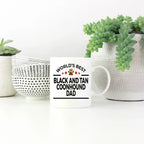 Black and Tan Coonhound Dog Dad Mug