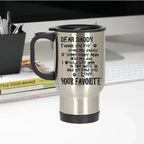 Funny Dog Dad Travel Tumbler Mug