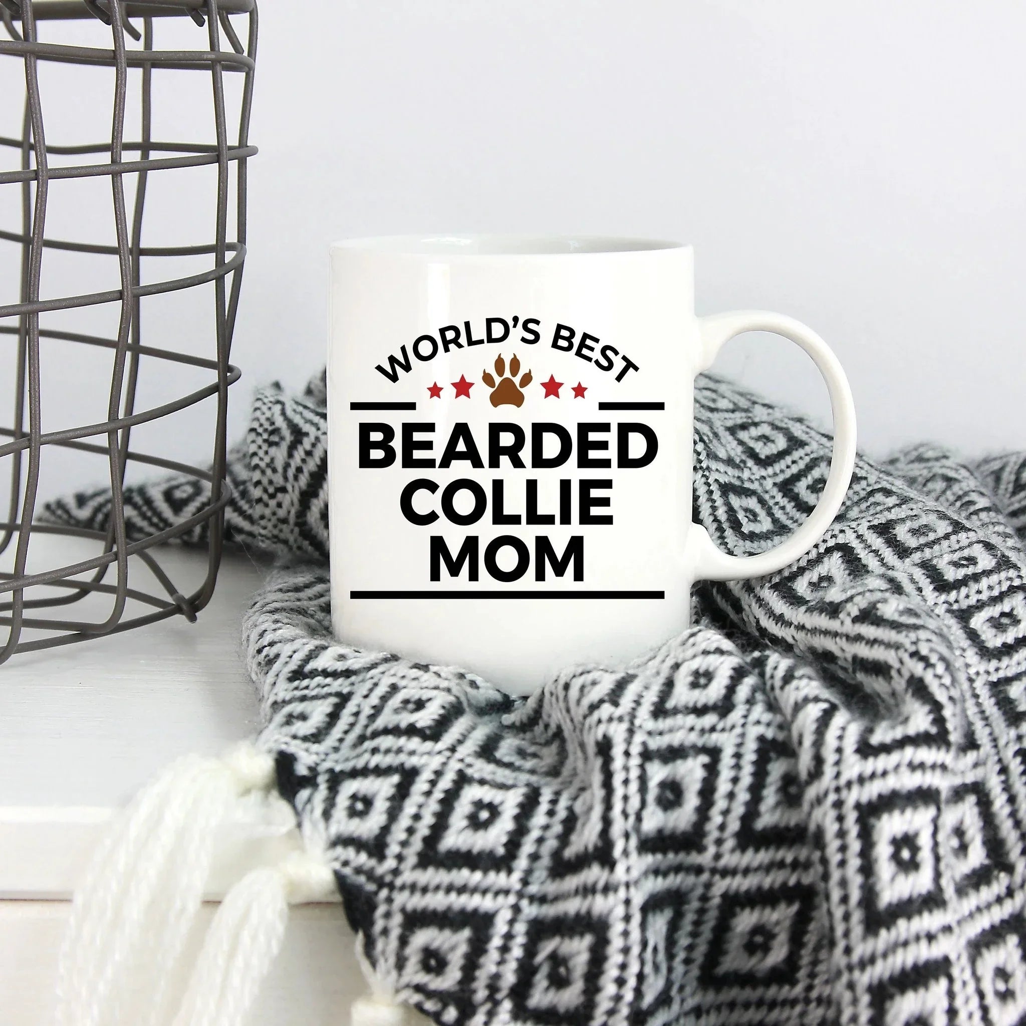 Bearded Collie Dog Mom Mug