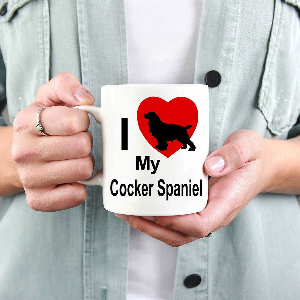 Cocker Spaniel Dog Lover Custom Ceramic Coffee Mug