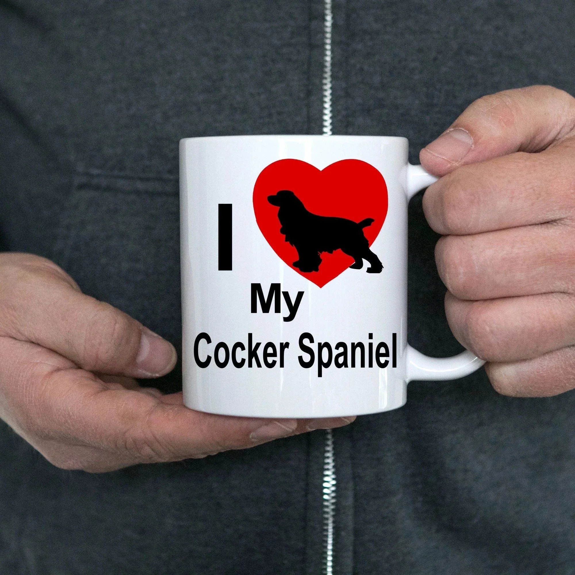 Cocker Spaniel Dog Lover Custom Ceramic Coffee Mug