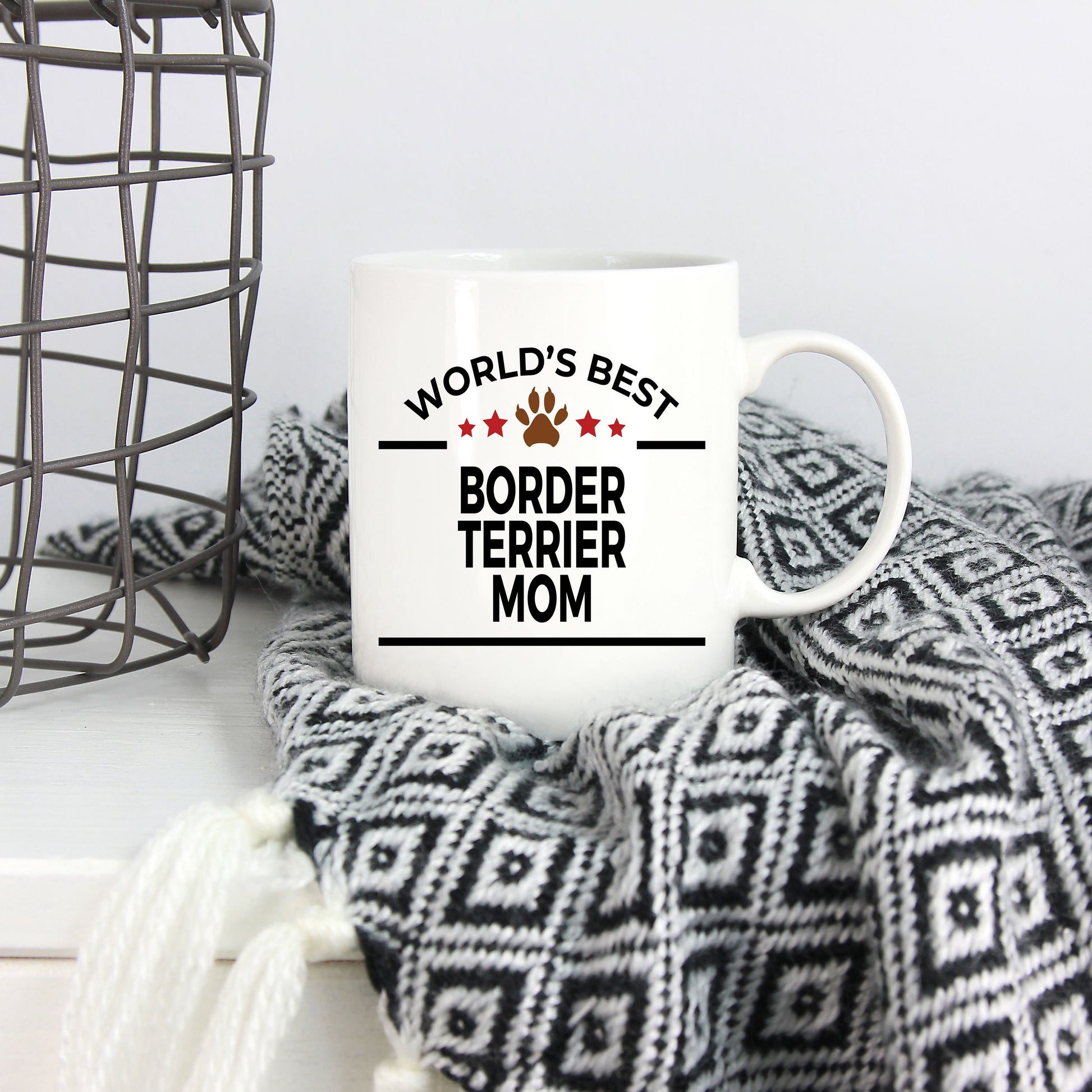 Border Terrier Dog Mom Mug - Mallard Moon Gift Shop