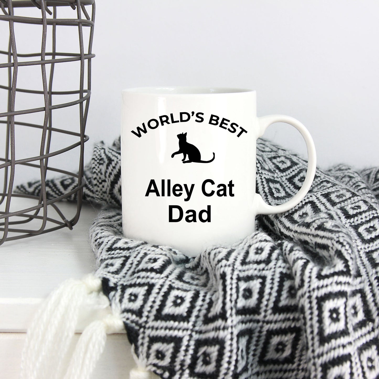 Alley Cat Dad Coffee Mug - Mallard Moon Gift Shop