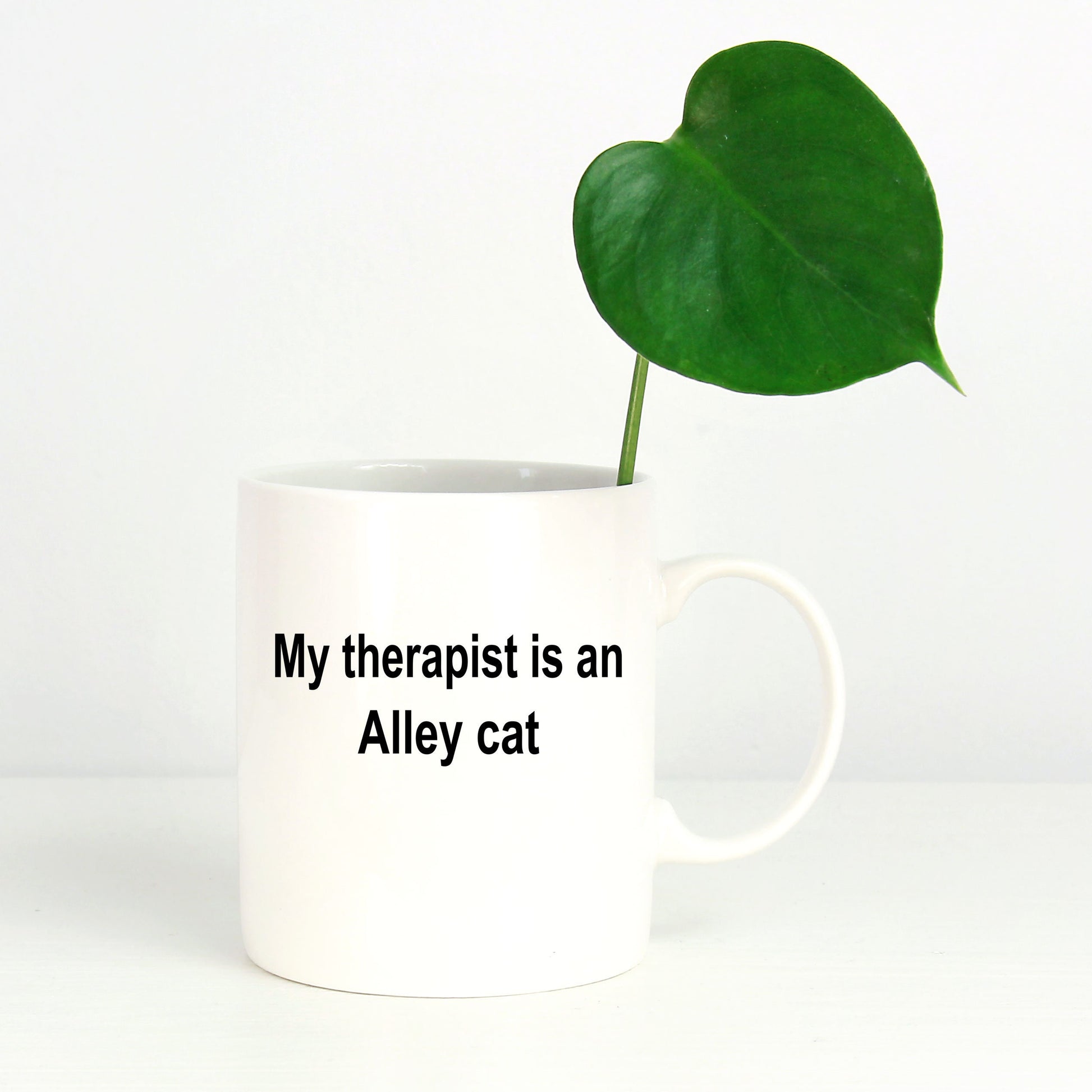 Alley Cat Therapist Gift Coffee Mug - Mallard Moon Gift Shop