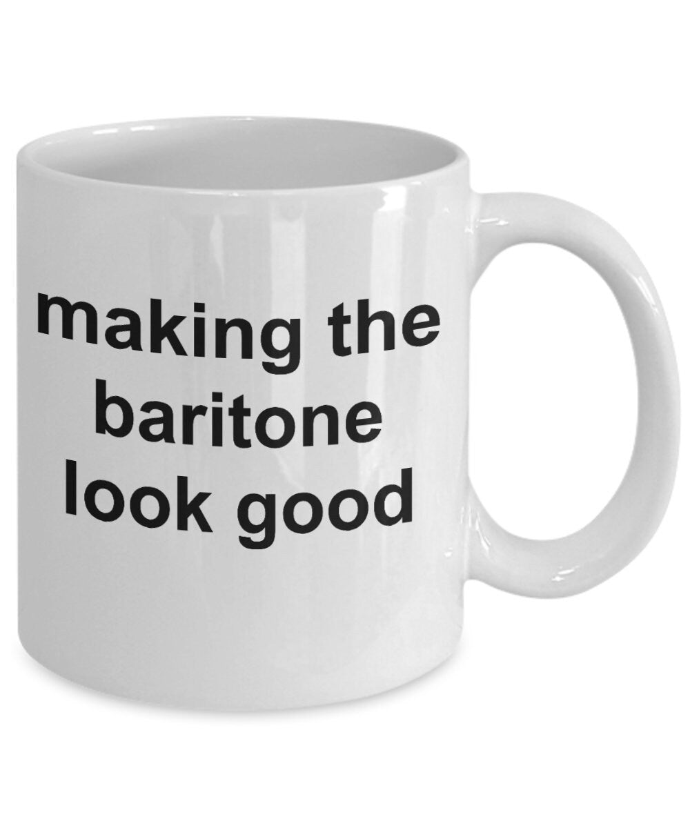 Baritone Player Funny Mug - Mallard Moon Gift Shop