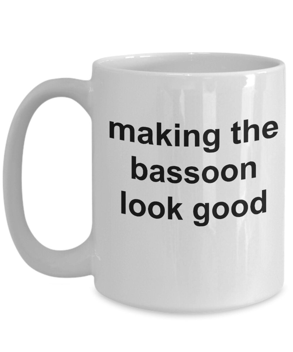 Funny Bassoon Player Mug - Mallard Moon Gift Shop