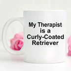 Curly-Coated Retriever Dog Therapist Mug