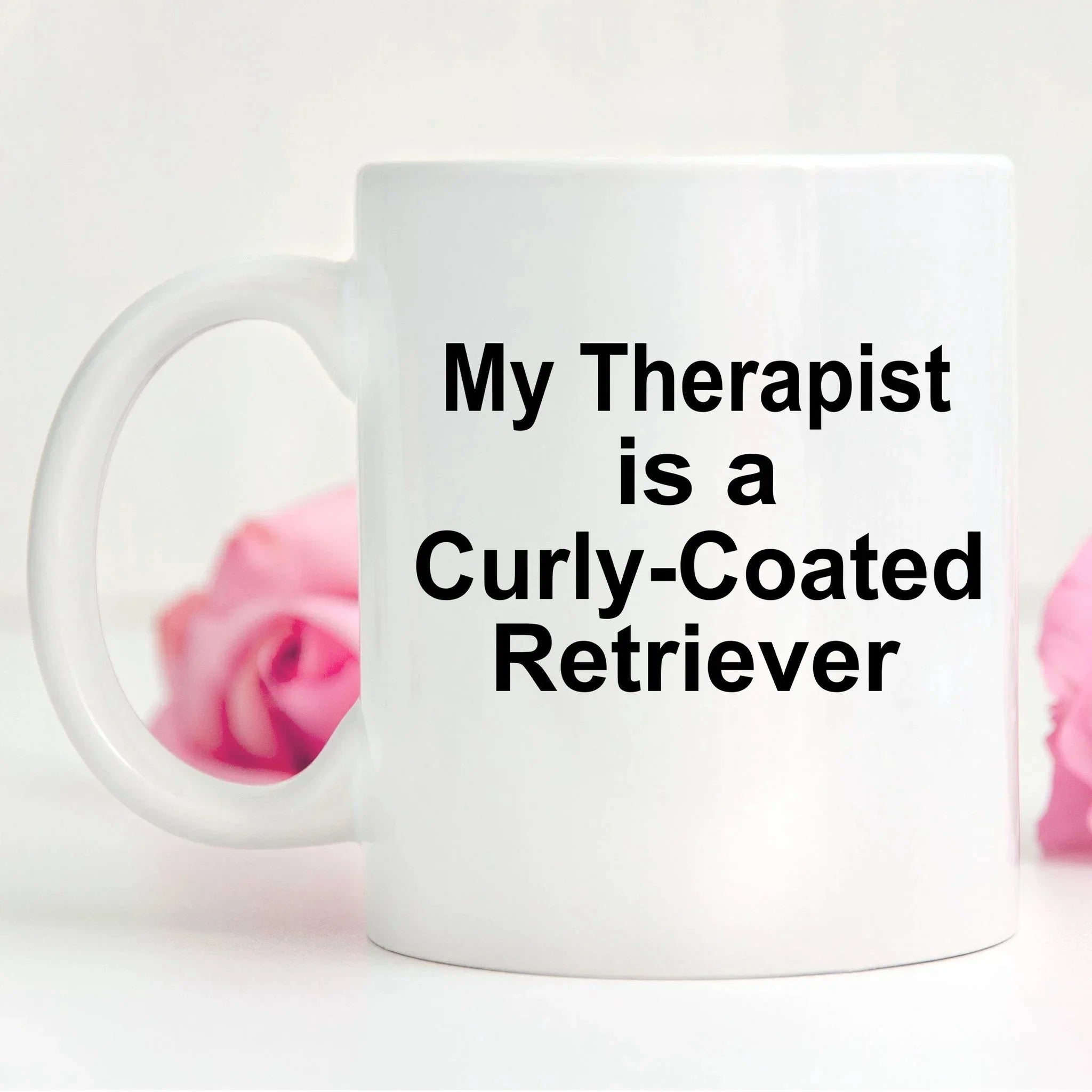 Curly-Coated Retriever Dog Therapist Mug