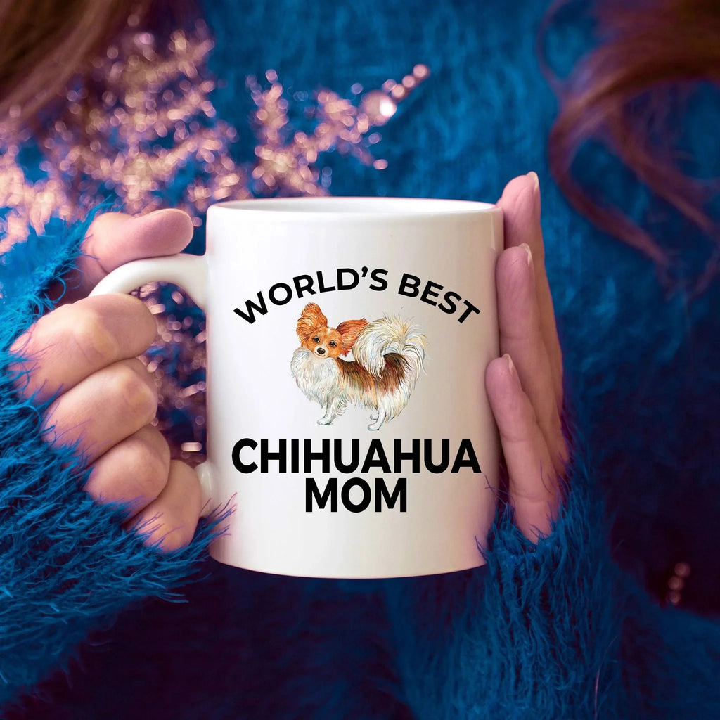 Chihuahua Long Haired Dog Mom Mug