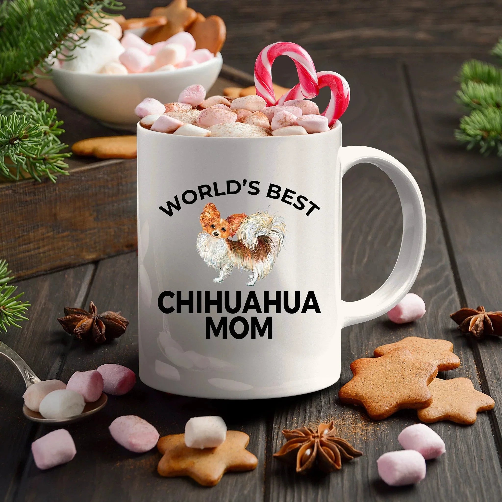 Chihuahua Long Haired Dog Mom Mug
