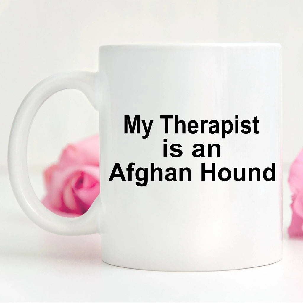 Afghan Hound Dog Therapist Mug