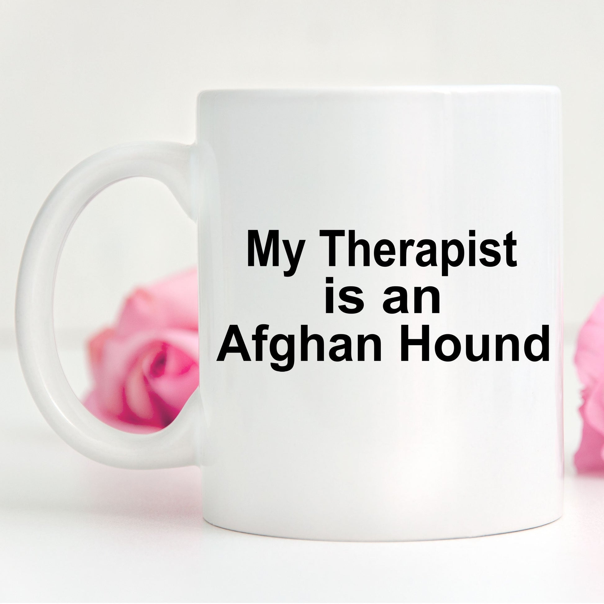 Afghan Hound Dog Therapist Mug - Mallard Moon Gift Shop