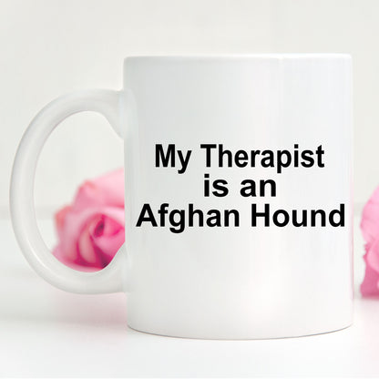 Afghan Hound Dog Therapist Mug - Mallard Moon Gift Shop