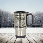 Funny Dog Dad Travel Tumbler Mug