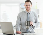 Funny Dog Dad Travel Tumbler Mug