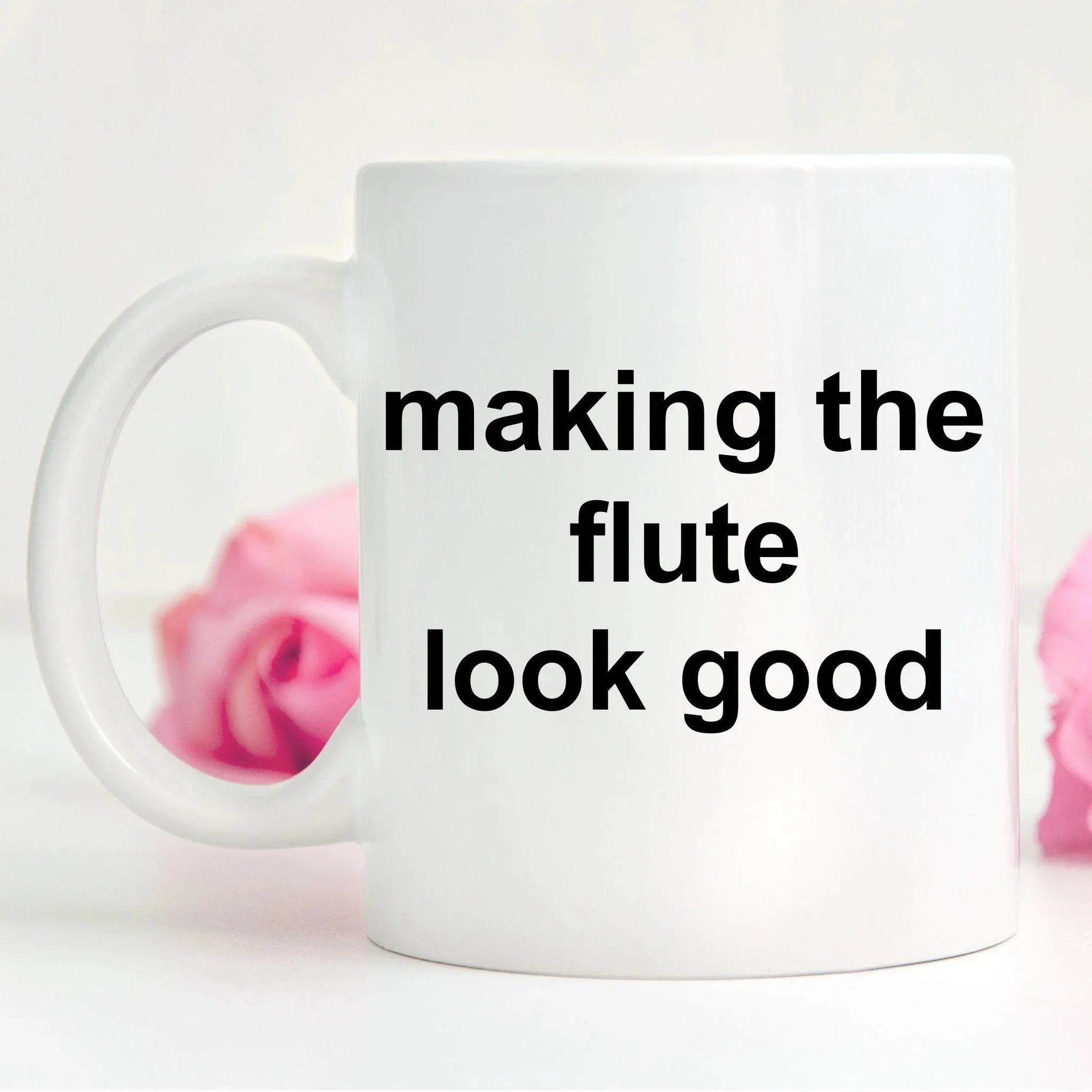 Flute Player Mug - Making the Flute Look Good