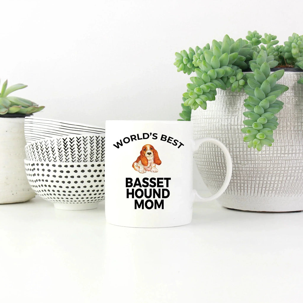 Basset Hound Dog Mom Mug