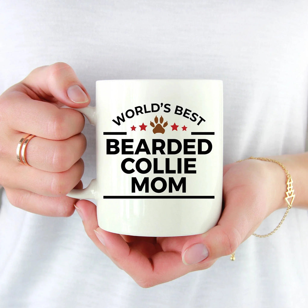 Bearded Collie Dog Mom Mug
