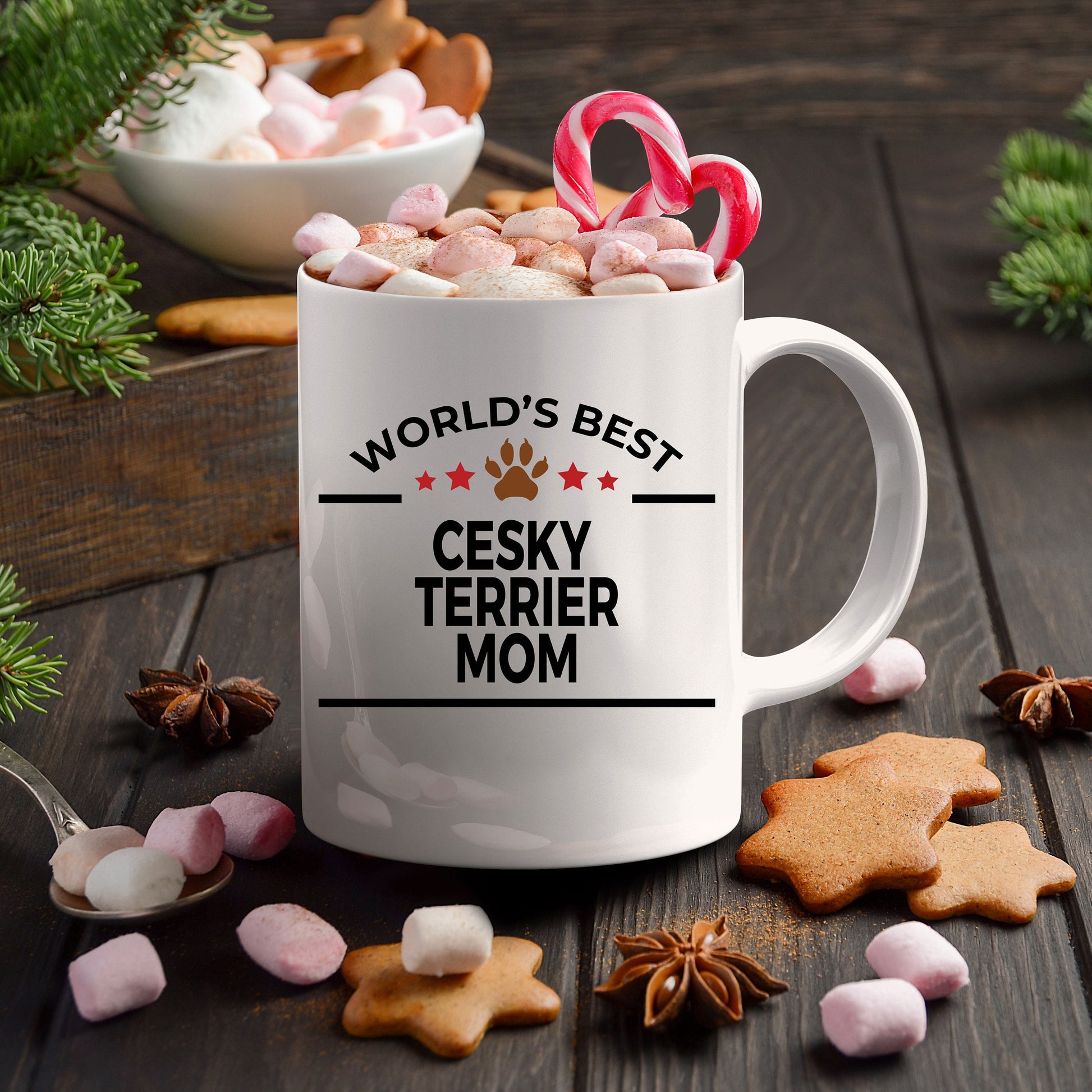 Cesky Terrier Dog Mom Mug - Mallard Moon Gift Shop