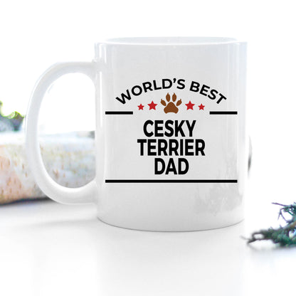 Cesky Terrier Dog Dad Mug - Mallard Moon Gift Shop