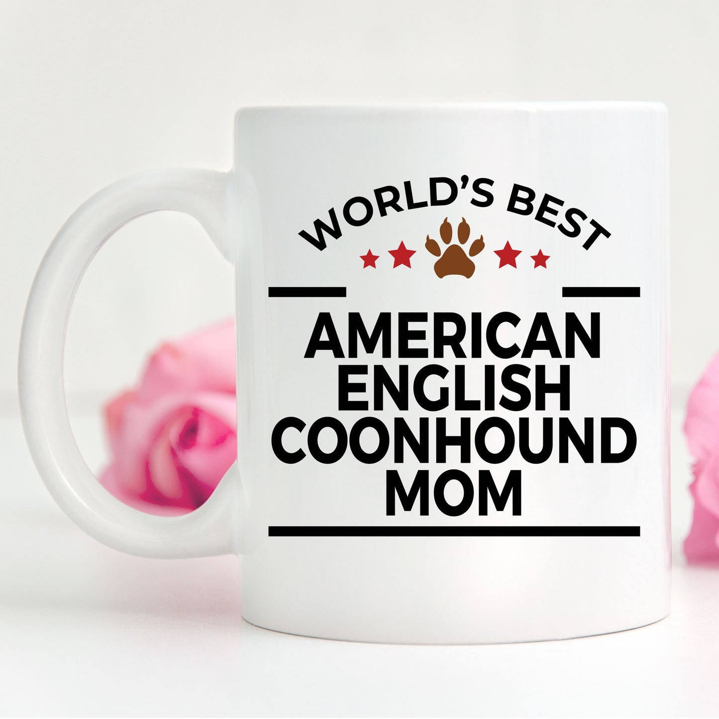 American English Coonhound Dog Mom Mug - Mallard Moon Gift Shop