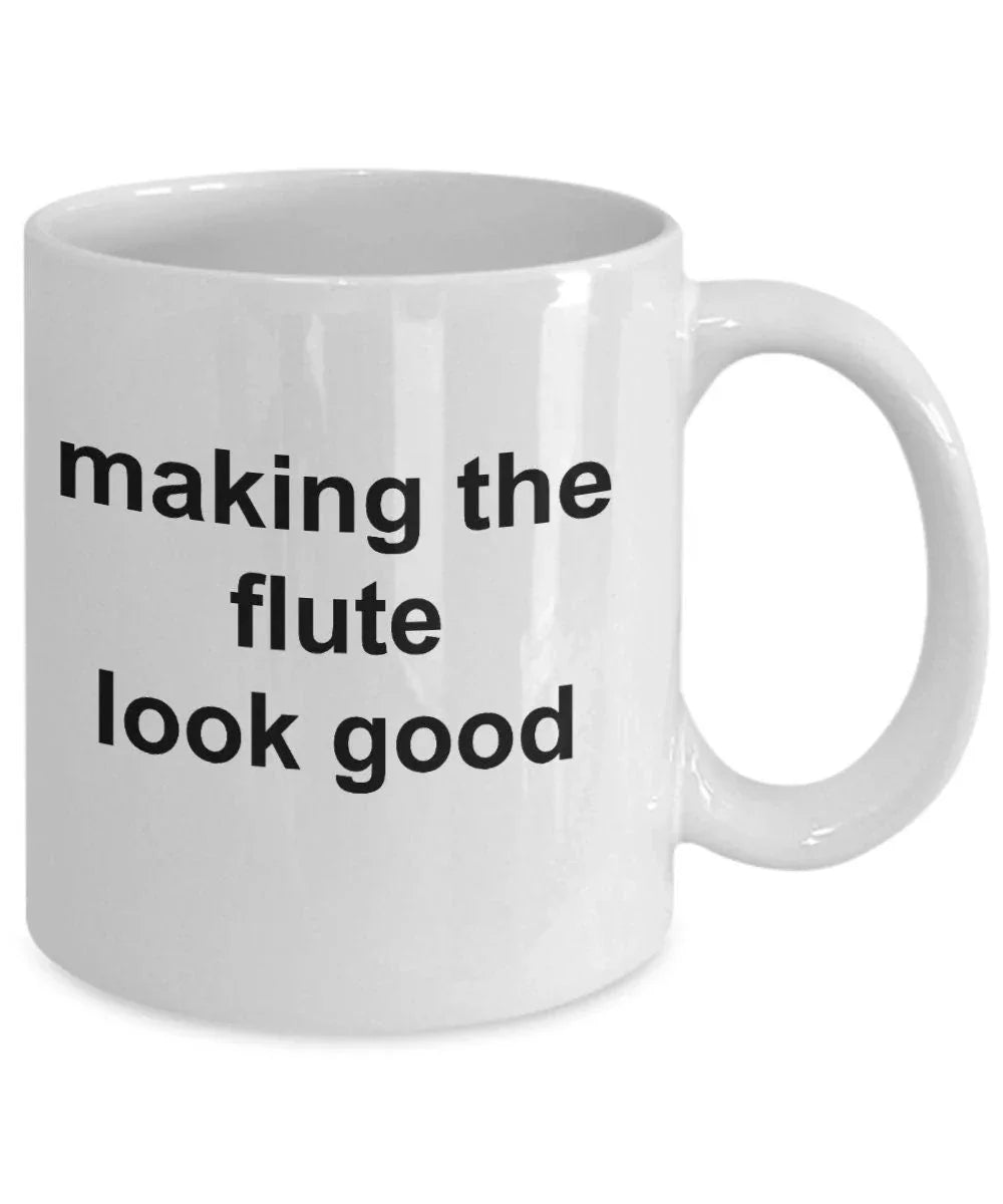 Flute Player Mug - Making the Flute Look Good