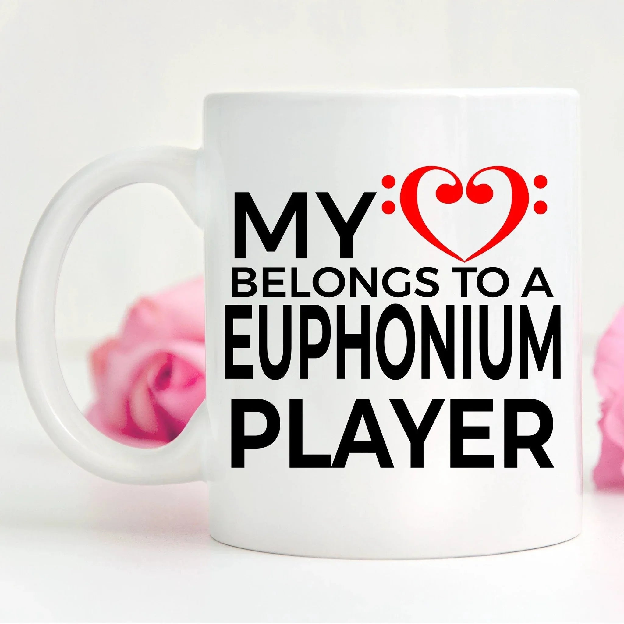 Euphonium Player Romantic Mug - My Heart Belongs to a Euphonium Player