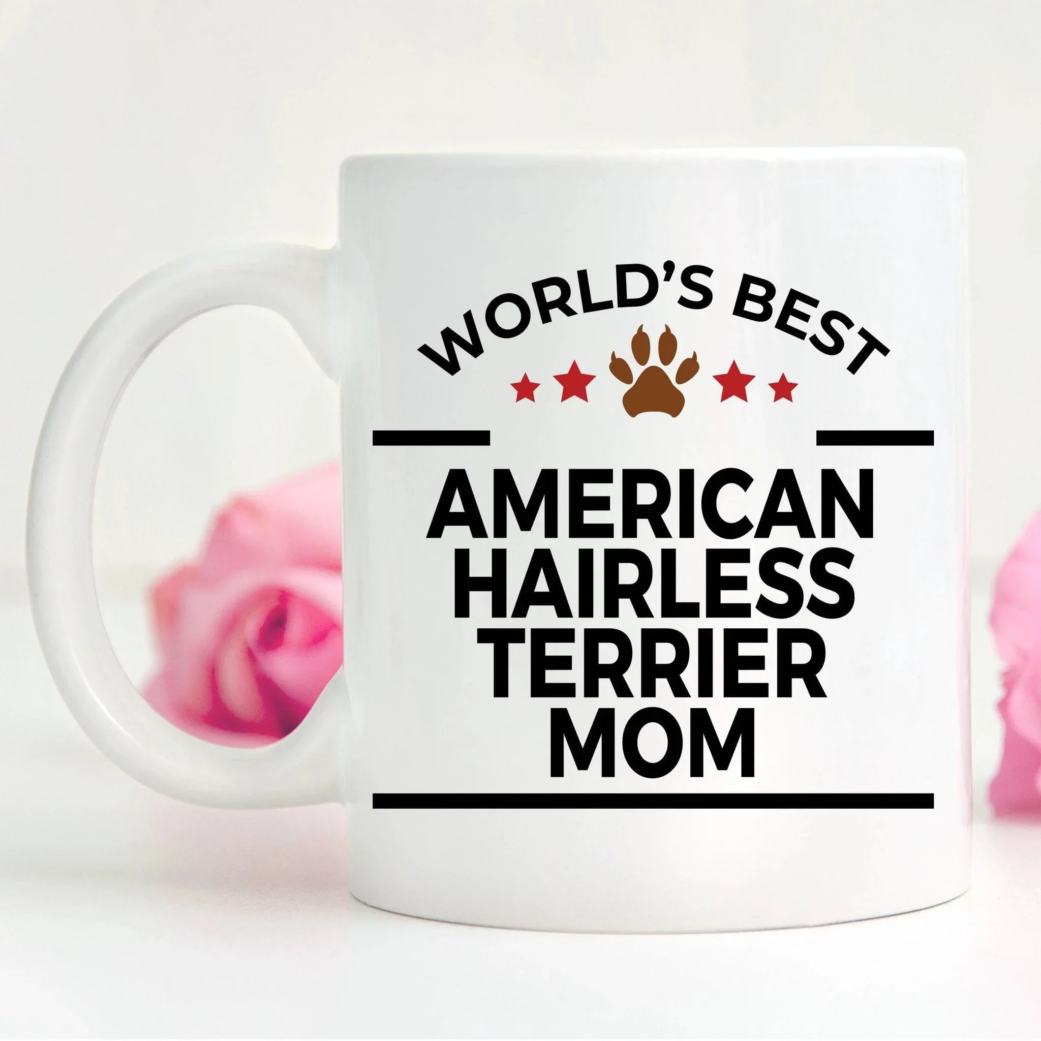 American Hairless Terrier Dog Mom Mug