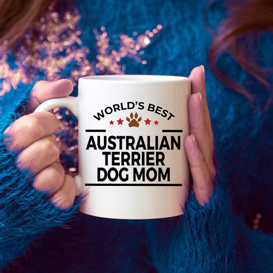 Australian Terrier Dog Mom Coffee Mug - Mallard Moon Gift Shop