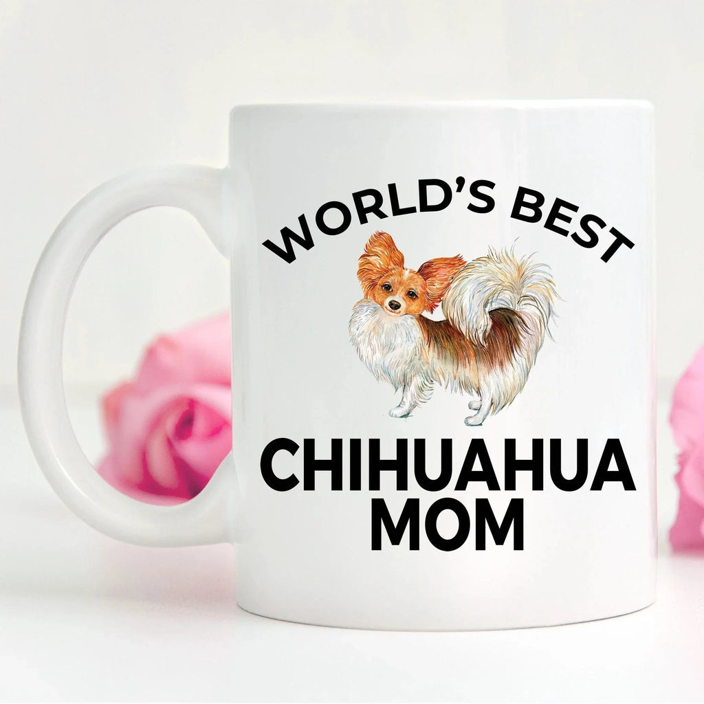 Chihuahua Long Haired Dog Mom Mug