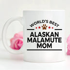 Alaskan Malamute Dog Mom Mug - Full Wrap Dye Sublimation For Vibrant Fade Resistant Artwork