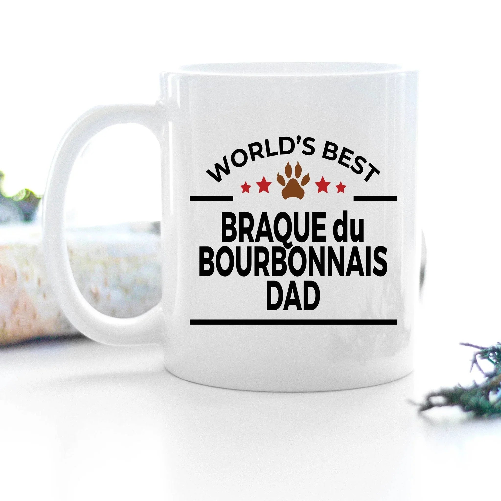 Braque du Bourbonnais Dog Dad Mug