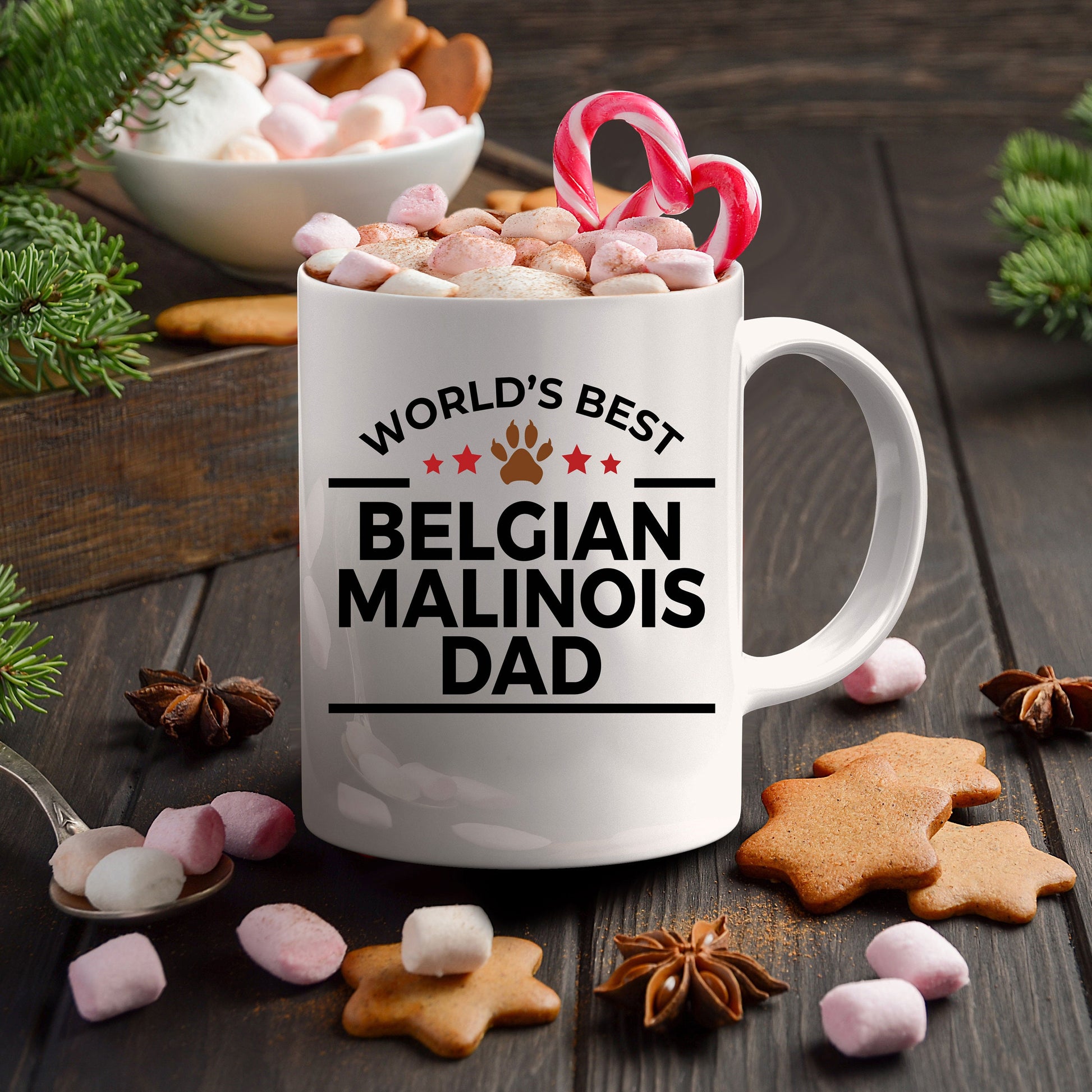 Belgian Malinois Dog Dad Mug - Mallard Moon Gift Shop