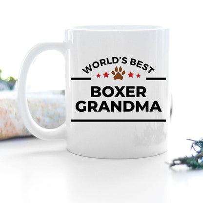Boxer Dog Grandma Mug
