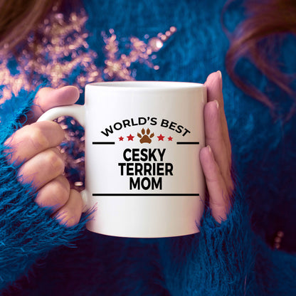 Cesky Terrier Dog Mom Mug - Mallard Moon Gift Shop