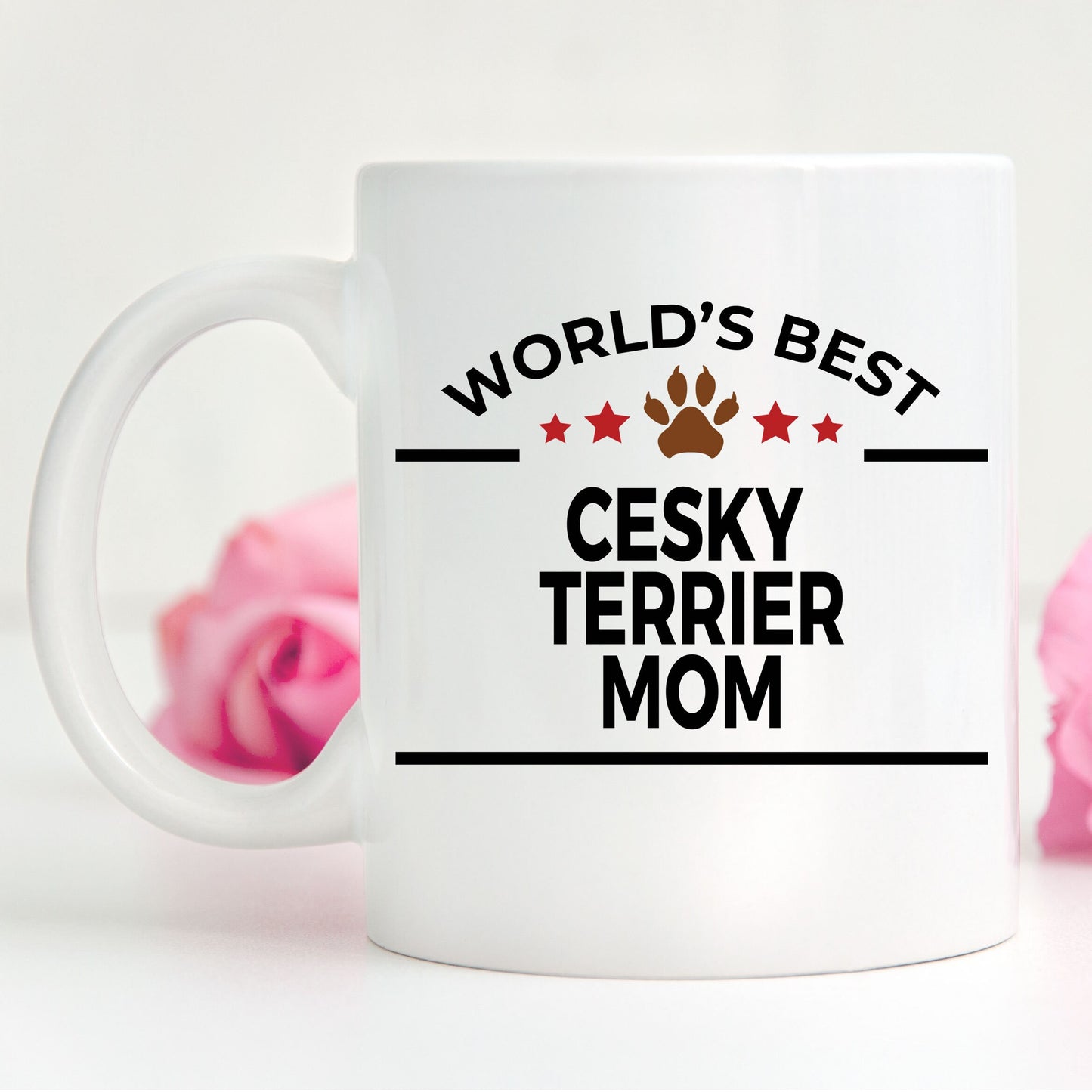Cesky Terrier Dog Mom Mug - Mallard Moon Gift Shop