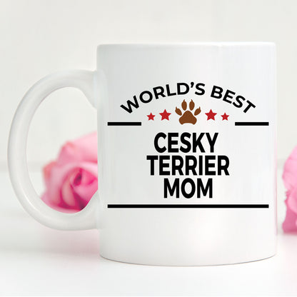 Cesky Terrier Dog Mom Mug - Mallard Moon Gift Shop