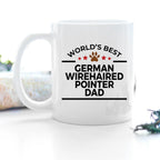 German Wirehaired Pointer Dog Dad Mug