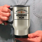 Azawakh Dog Mom Travel Tumbler Mug