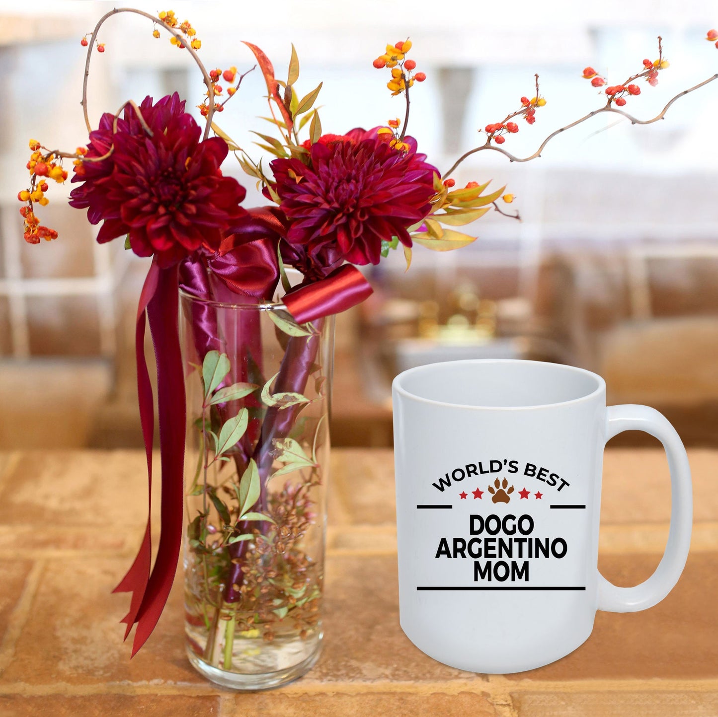 Dogo Argentino Dog Mom Coffee Mug
