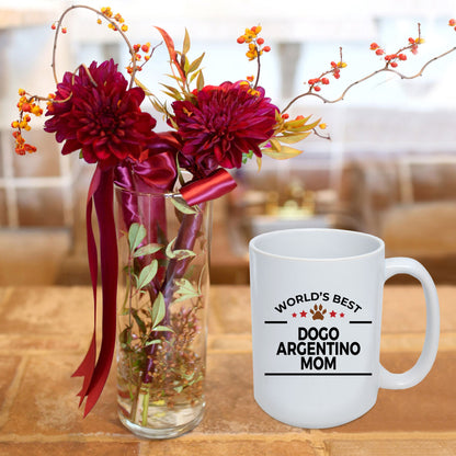 Dogo Argentino Dog Mom Coffee Mug
