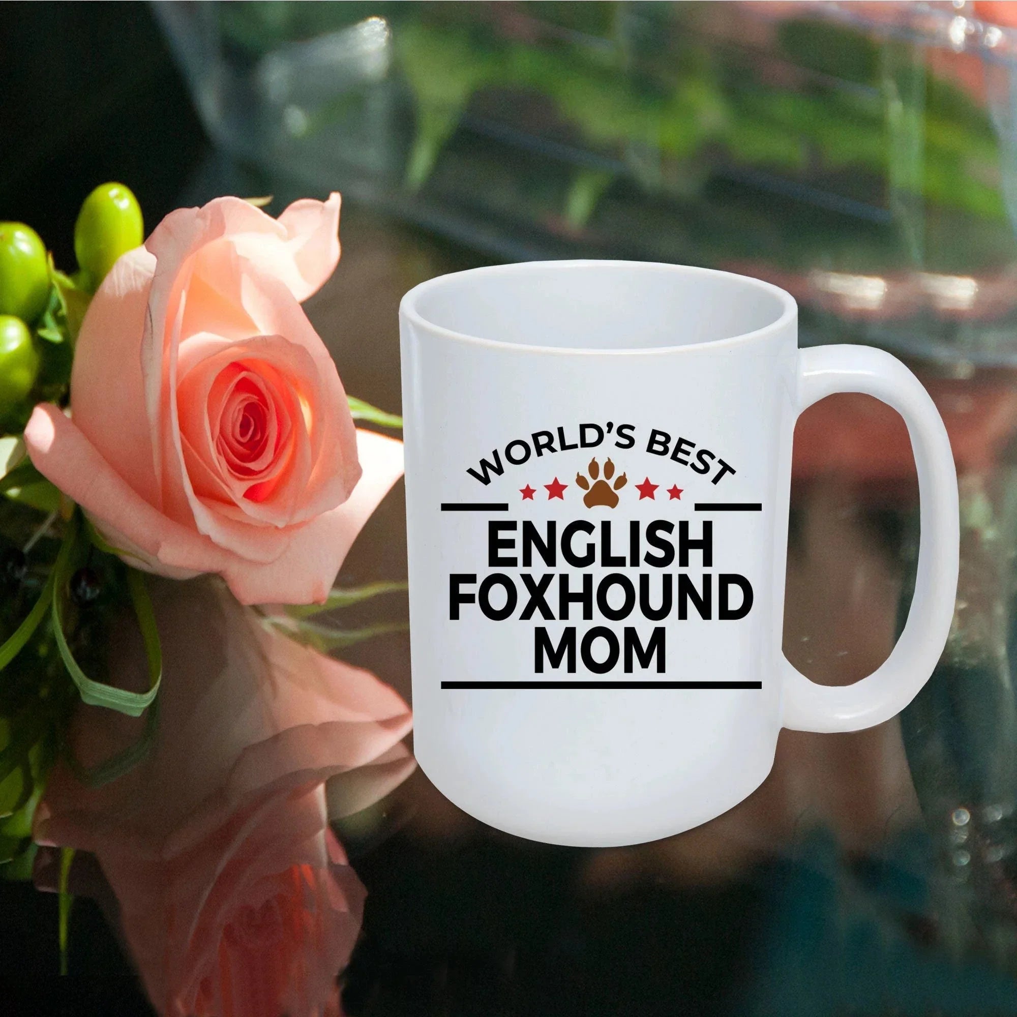 English Foxhound Dog Mom Coffee Mug