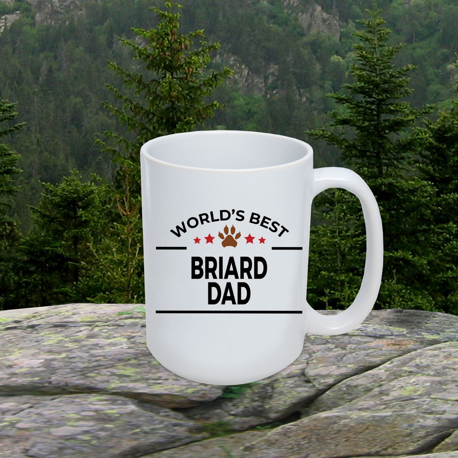 Briard Dog Dad Coffee Mug - Mallard Moon Gift Shop