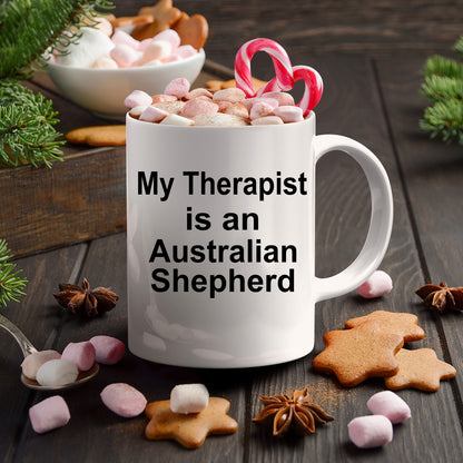 Australian Shepherd Dog Therapist Mug - Mallard Moon Gift Shop