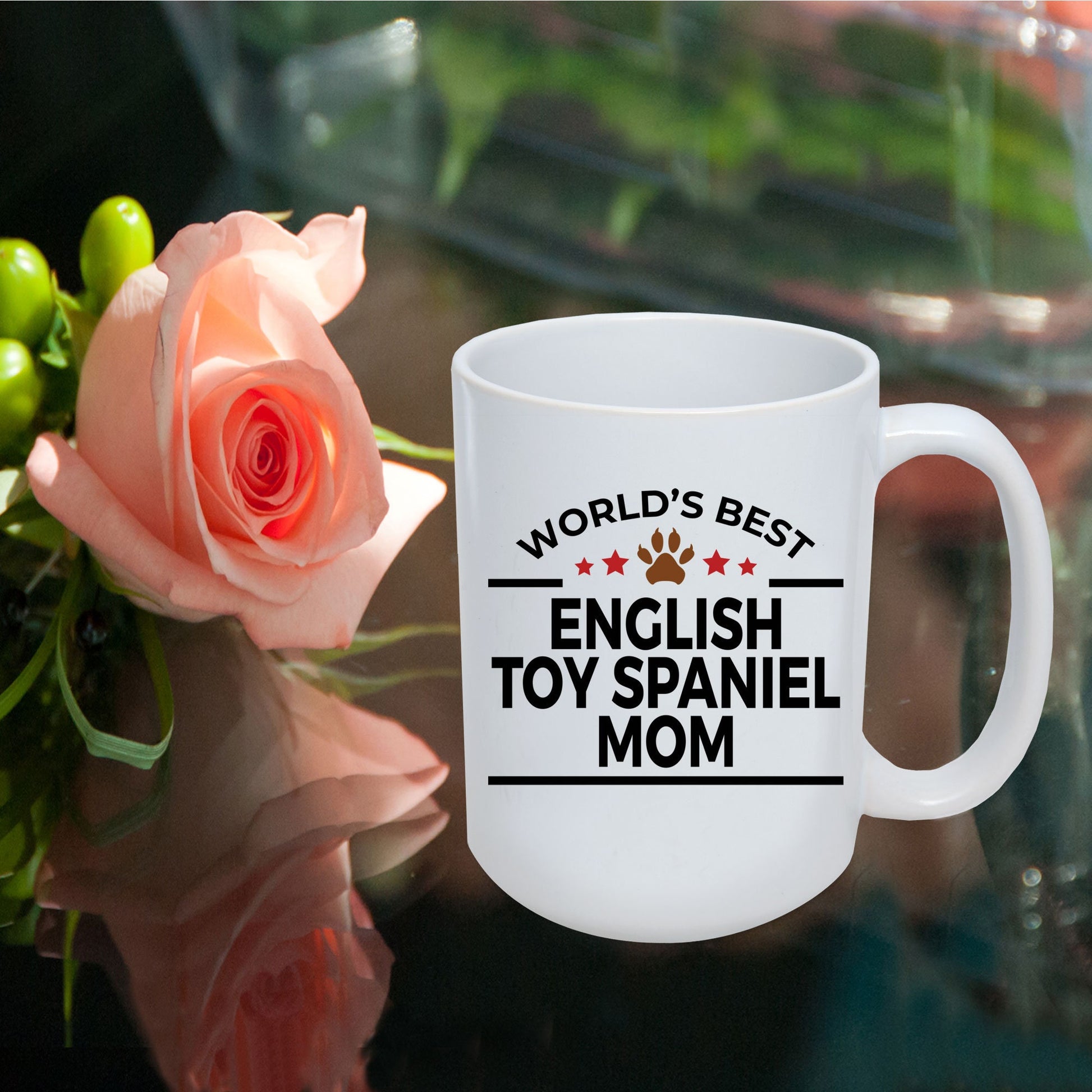 English Toy Spaniel Dog Mom Mug - Mallard Moon Gift Shop